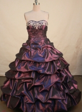 Gorgeous Ball Gown Sweetheart Floor-length Quinceanera dress Style X042458
