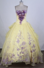 Pretty Ball Gown Sweetheart Floor-length Quinceanera Dress ZQ12426013