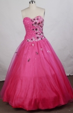 Pretty Ball gown Sweetheart-neck Floor-length Quinceanera Dresses Style FA-W-r89