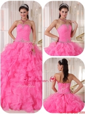 2016 Gorgeous Exclusive Ball Gown Strapless Sweet 16 Gowns with Beading PDZY724DFOR