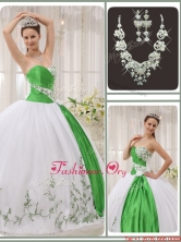 Gorgeous Sweetheart Quinceanera Dresses with Embroidery for 2016 QDZY408CFOR