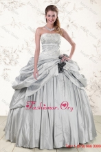 2015 Cheap Quinceanera Dresses with Strapless XFNAO195FOR