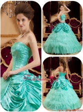 2016 Perfect Pick Ups and Ruffles Quinceanera Gowns QDZY005CFOR