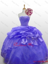Cute Beaded and Paillette Quinceanera Dresses with Ruffled Layers for 2015 SWQD010-8FOR