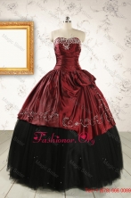 Formal Ball Gown Embroidery Quinceanera Dresses with Sweetheart FNAO506FOR