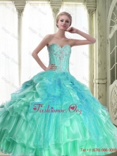 Perfect Lace Up Sweetheart Quinceanera Dresses with Beading SJQDDT55002FOR