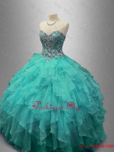 Popular Beaded and Ruffles Quinceanera Gowns with Sweetheart SWQD029-2FOR