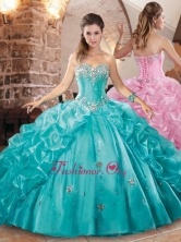 Beautiful Really Puffy Quinceanera Dress with Beading and Pick Ups XFQD1039FOR