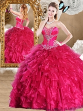 Lovely Sweetheart Quinceanera Dresses with Beading and Ruffles  SJQDDT470002-1FOR