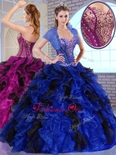Super Hot Ball Gown Appliques and Ruffles Quinceanera Dresses for Fall  QDDTO2002-2FOR