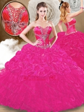 Best Sweetheart Fuchsia Sweet 16 Gowns with Pick Ups  SJQDDT472002-2FOR