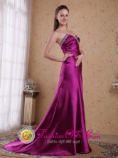 Formal Evening Dress with Sweetheart Beading Fuchsia Column Satin Pleat for 2013 in Oruro Bolivia Wholesale Style PDHXQ180133FOR 
