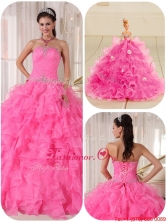 2016 Perfect Ball Gown Strapless Quinceanera Gowns with Beading PDZY724CFOR