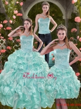 2016 Sophisticated Aqua Blue Quinceanera Dresses with Beading and RufflesXFNAO5825TZA1FOR