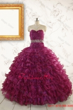 Brand New Style Quinceanera Gown with Beading and RufflesFNAO049FOR