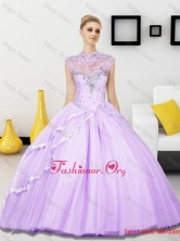 Classical Beading Sweetheart Tulle Quinceanera Dresses for 2016SJQDDT4002FOR