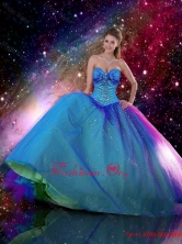 Discount Ball Gown Sweetheart Beaded Quinceanera Dresses in Multi Color  XFQD006AFOR