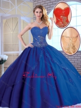 Exclusive Royal Blue Quinceanera Dresses with Appliques SJQDDT142002FOR