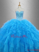Latest Beaded Organza Quinceanera Dresses with RufflesSWQD033-4FOR