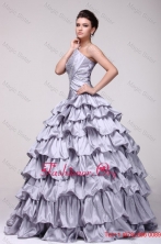 Lavender V-neck Beading and Ruffles Layered Quinceanera DressFFQD046FOR