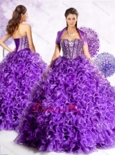 New Arrival Sweetheart Quinceanera Dresses with Beading and Ruffles  SJQDDT449002FOR