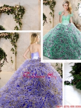 New Style Sweetheart Quinceanera Dresses with Beading and Ruffles SJQDDT209002FOR