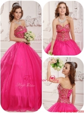 Wonderful A Line Sweetheart Quinceanera Gowns with Beading  QDZY090EFOR
