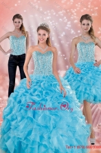 2015 Classical Sweetheart Ruffled Quinceanera Dresses in Baby Blue XFNAO5844TZA1FOR