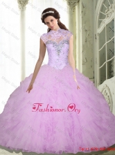 Discount Beading and Ruffles Sweetheart Quinceanera Dresses for 2015 SJQDDT5002FOR