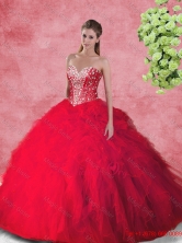 Fashionable Ball Gown Quinceanera Dresses with Beading and Ruffles SJQDDT104002-1FOR