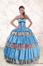 Unique Sweetheart Ball Gown Beading Quinceanera Dresses for 2015 XFNAO034FOR