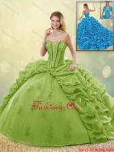 2016 Spring Beautiful Appliques and Pick Ups Detachable Quinceanera Dresses with Brush Train SJQDDT191002-3FOR