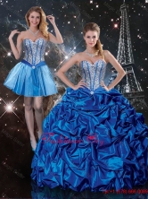 Beautiful Sweetheart Detachable Quinceanera Dresses with Beading and Pick Ups QDDTA89001FOR