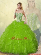 Gorgeous Sweetheart Detachable Quinceanera Dresses Beading and Ruffles SJQDDT186002-5FOR