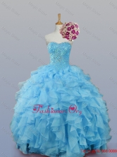 2015 Summer Pretty Sweetheart Quinceanera Dresses with Ruffles SWQD007-2FOR