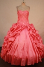 Beautiful Ball Gown Sweetheart Floor-length Quinceanera Dresses Appliques Style FA-Z-0293