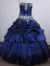 Beautiful Ball gown Strapless Floor-length Quinceanera Dresses Style FA-C-028