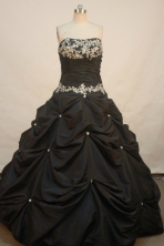 Discount Ball gown Strapless Floor-length Quinceanera Dresses Style FA-W-234