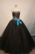 Discount Ball gown Strapless Floor-length Quinceanera Dresses Style FA-W-258
