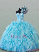 Elegant Beading Sweetheart Quinceanera Dresses for 2015 SWQD015FOR