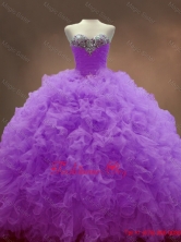 Exclusive Sweetheart Lilac Quinceanera Dresses with Beading and Ruffles SWQD053-2FOR