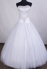 Formal Ball gown Strapless Floor-length Quinceanera Dresses Style FA-C-083