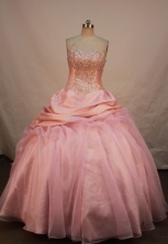 Gorgeous Ball gown Strapless Floor-length Quinceanera Dresses Style FA-W-251