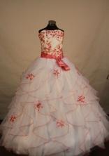 Gorgeous Ball gown Strapless Floor-length Quinceanera Dresses Style FA-W-275