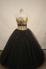 Popular Ball gown Strapless Floor-length Quinceanera Dresses Style FA-W-233