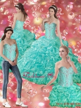 Summer Exquisite Ball Gown Sweetheart Quinceanera Dresses with Beading SJQDDT59001FOR