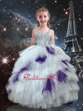 Fashionable Ball Gown Ruffled Layers Little Girl Pageant Dresses in Multi Color LGDTA115002-1FOR