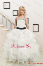 Fitting and Affordable Little Girl Pageant Dress with Beading and RufflesXFLG808FOR