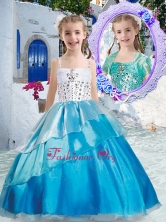 Pretty Ball Gown Little Girl Pageant Dresses with Beading and Ruffles