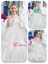 Best Spaghetti Straps Pretty Girls Party Dresses with Beading and Bubles